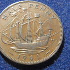Half penny 1941. Iso-Britannia - pikkukuva 2