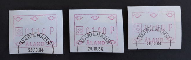 ATM 1984 sarja 0110, 0140 ja 0200 Å1 - loistoleimat