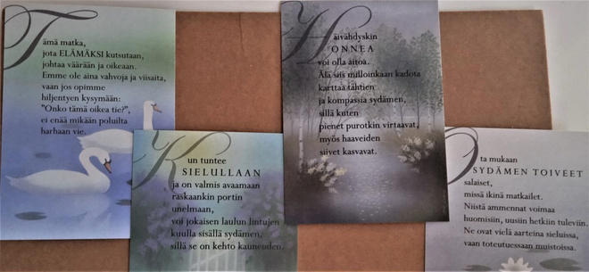 NO 9 - 9  -  4 KPL  ""MIETELAUSEITA""