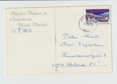 Postileima, HEINÄKYLÄ, Kiuruvesi