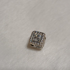 Pandora Timeless Square Sparkle Halo kaulakoru, hopea 925 - pikkukuva 1