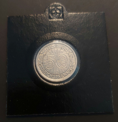 50 reichspfennig 1927 J