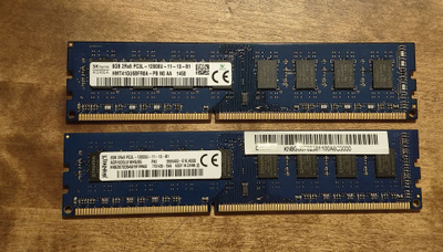 16GB DDR3 (2x8GB)