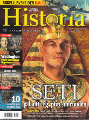 Tieteen Kuvalehti HISTORIA 3/2019 SETI, sankari farao