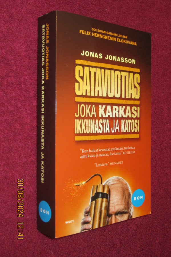 Jonas Jonasson - Satavuotias joka karkasi ikkunasta ja katos