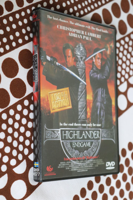 DVD Highlander Endgame Pelin loppu (2000 Christopher Lambert