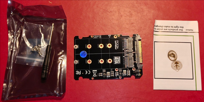 M.2 – U.2 (SFF-8639) adapteri / muunnin (NVMe & SATA) #32105