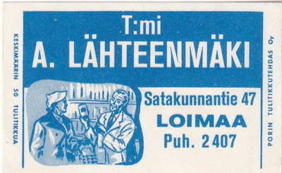 Loimaa.  T:mi A. Lähteenmäki   1/16