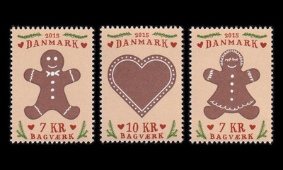 Tanska 1857-9 ** Joulu piparkakkuja (2015)