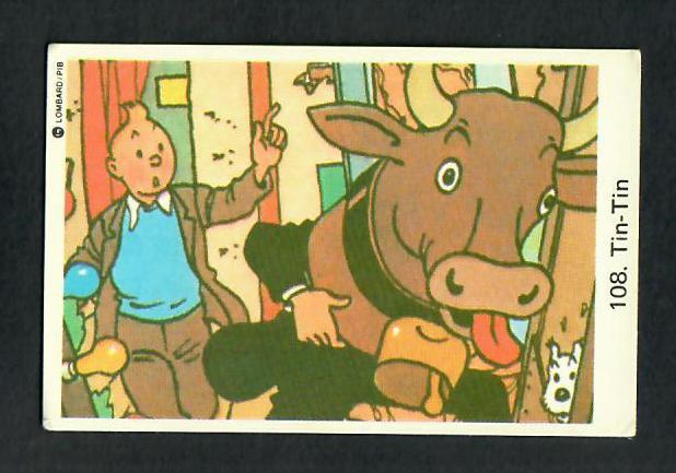 Keräilykuva - Tintin / Tintti 108.