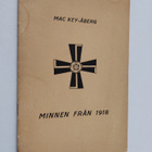 Mac Key-Åberg : Minnen från 1918 - pikkukuva 1
