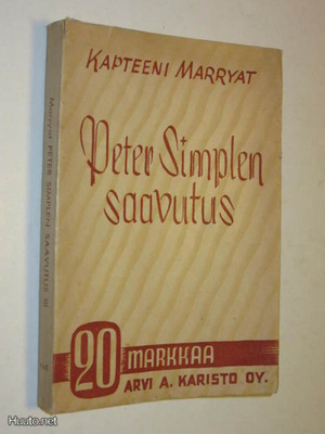 Kapteeni Marryat : Peter Simplen saavutus - 1.p 1929