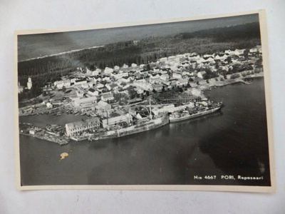 VANHA Postikortti Poiri 1950-l? Karhumäki
