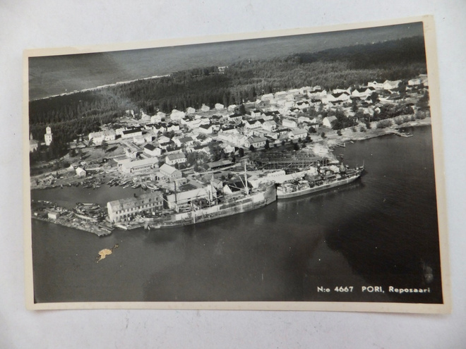 VANHA Postikortti Poiri 1950-l? Karhumäki