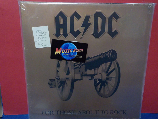 AC/DC - For Those About To Rock We Salute You EX/EX- LP