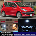 Peugeot 1007 Sisätilan LED-sarja 7-osainen - pikkukuva 1