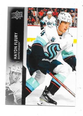 2021-22 Upper Deck #400 Hayden Fleury , Seattle Kraken