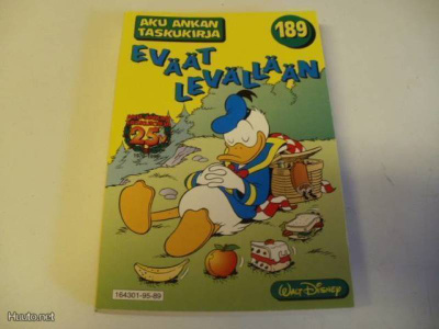 Aku Ankan taskukirja 189 Eväät levällään
