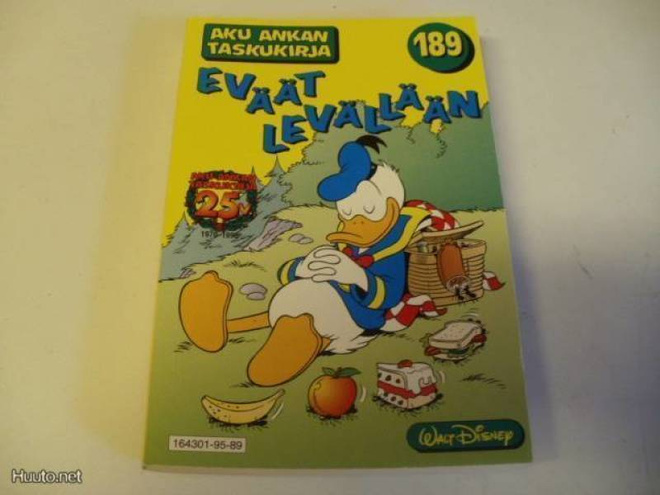 Aku Ankan taskukirja 189 Eväät levällään