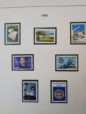 1968 Suomi postimerkki 7 kpl