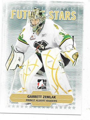 2009-10 ITG BTP #39 Garrett Zemlak , Price Albert Raiders MV