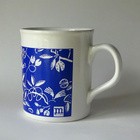 Marimekko sinivalkoinen retro muki Made in England - pikkukuva 2