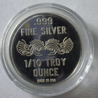 1/10 .999oz hopea kolikko. Roope. USA - pikkukuva 2
