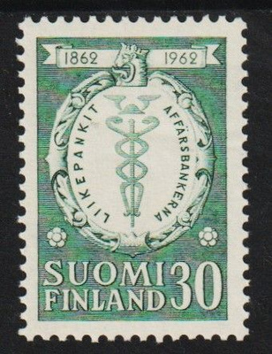 1962 Liikepankit 100v merkki leimaamattomana