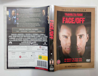 Face/Off DVD suomi