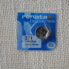 Renata 371 SR920SW 1.55V Hopeaoksidi paristo - pikkukuva 1