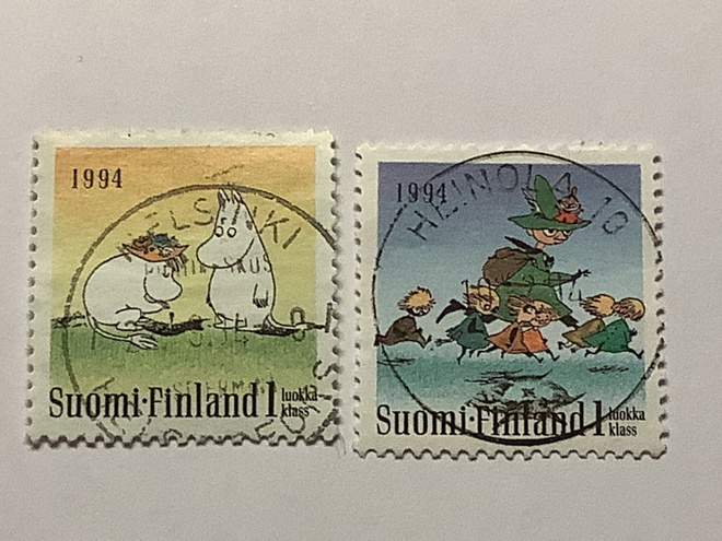 1236- 37 / 1994 Muumit - Ystävyydellä o leimattu loisto