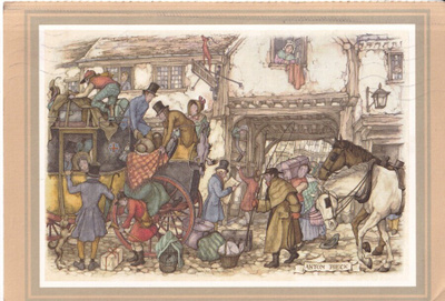 Anton Pieck, Postikortti . e229