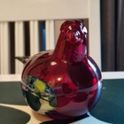 Iittala Oiva Toikka Fallingwater red lasilintu - pikkukuva 4