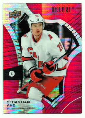 2021-22 Upper Deck Allure Red Rainbow #11 Sebastian Aho