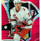 2021-22 Upper Deck Allure Red Rainbow #11 Sebastian Aho - pikkukuva 1