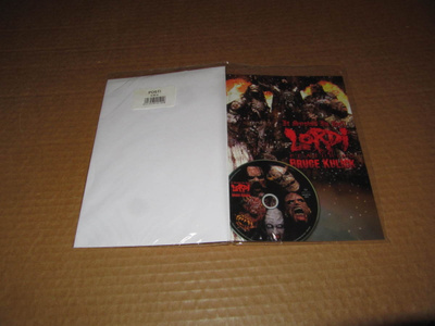 Lordi Feat.Bruce Kulick POSTIKORTTI CDS It`s snows in Hell