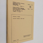 H. N. Koivo ym. : Activity report 1980-1985 - pikkukuva 1