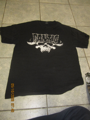 Danzig-bändipaita, koko XL (Hanes Tagless -reprint)