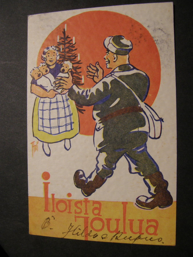 HAUHIO Ami / Sotilas joululomalla  kulk -41