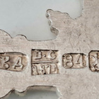 Harvinainen venäläinen hopearisti (krusifiksi) vuodelta 1874 - pikkukuva 5