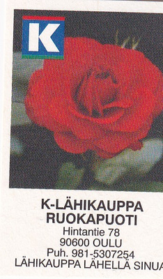 Oulu, K - Lähikauppa RUOKAPUOTI   b591