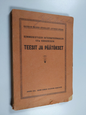 Kommunistisen internatsionaalen III:n kongressin teesit j...