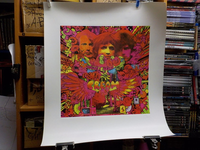 CREAM - DISRAELI GEARS - LITOGRAFI (1990)