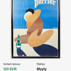 Sisustus/mainostaulu: Perrier. 80-lukua. - pikkukuva 5