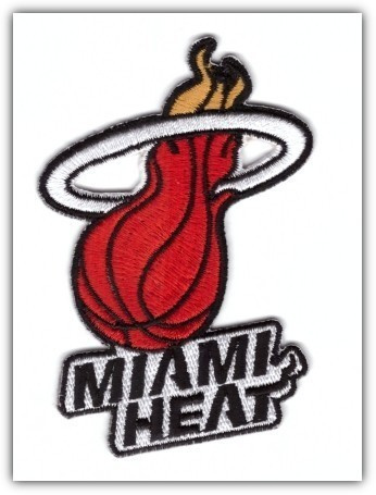 NBA - Miami Heat -kangasmerkki / hihamerkki