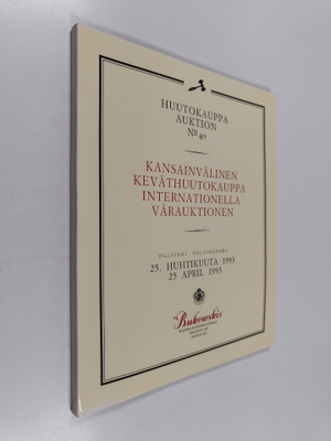 Huutokauppa auktion no 40 : kansainvälinen keväthuutokaup...