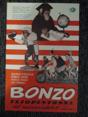 Bonzo yliopistossa (1952) - vanha elokuvajuliste