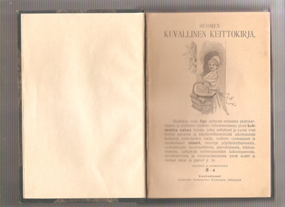 Suomen kuvallinen keittokirja, Lindstedt 1899, sid, K3