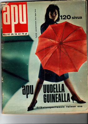 Apu n:o 42 1962 Uusi Guinea. Marion Rung?   Begum , valtiata