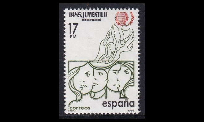 Espanja 2669 ** Kansainvälinen nuorisovuosi (1985)